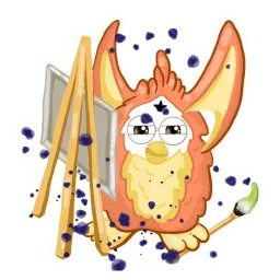 Fluffy Friend Furby sticker 4