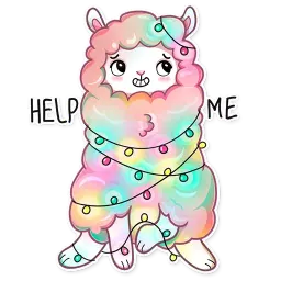 Lamalicious sticker 9