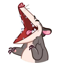 Пушистый Бездельник sticker 1