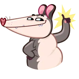 Пушистый Бездельник sticker 3