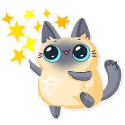 Cute fluffy Simi sticker 7