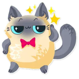 Cute fluffy Simi sticker 8