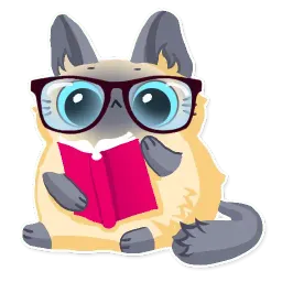 Cute fluffy Simi sticker 10