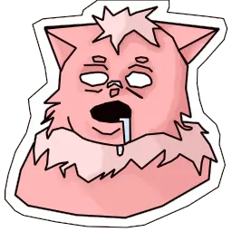 Пушист и токсичен sticker 12