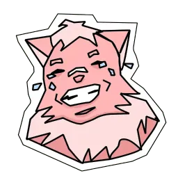 Пушист и токсичен sticker 4