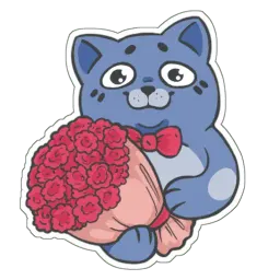 Fly The Cat Telegram sticker pack