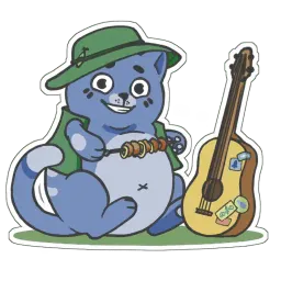 Fly The Cat sticker 11