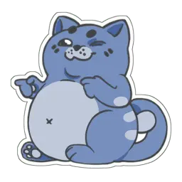 Fly The Cat sticker 4