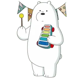 Белый медведь 2 sticker 6