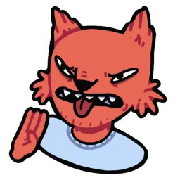 Лис программист sticker 2