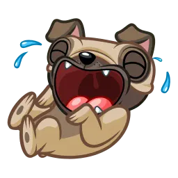Мопс Фред Telegram sticker pack