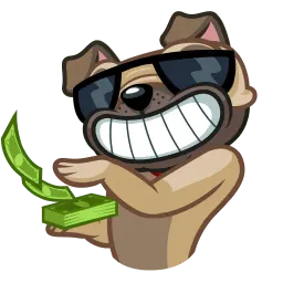 Мопс Фред sticker 12