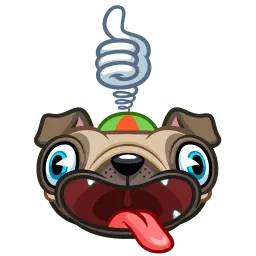 Мопс Фред sticker 3