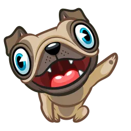 Мопс Фред sticker 5