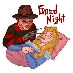 Freddy Krueger sticker 11