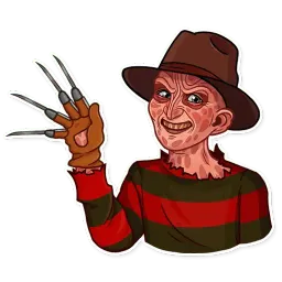 Freddy Krueger sticker 5