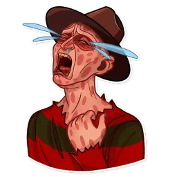 Freddy Krueger sticker 6