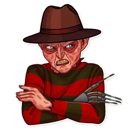 Freddy Krueger sticker 7