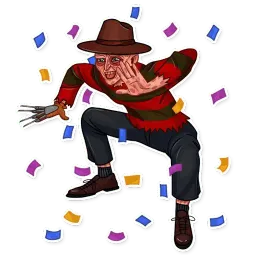 Freddy Krueger sticker 9