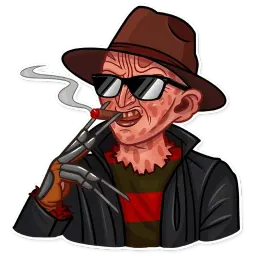 Freddy Krueger sticker 10