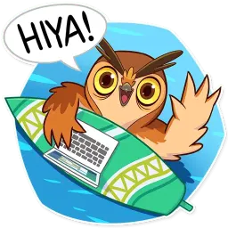 Freelance Owl sticker 5