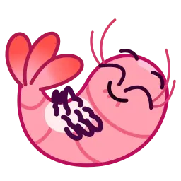 Свежая креветка Telegram sticker pack