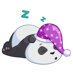 Дружелюбная панда sticker 12