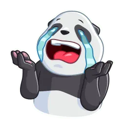 Дружелюбная панда sticker 9