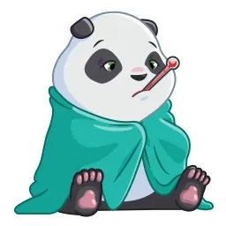 Дружелюбная панда sticker 10