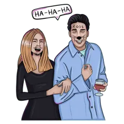 Друзья sticker 6