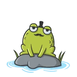 Лягушка sticker 4