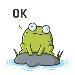 Лягушка sticker 7