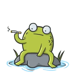 Лягушка sticker 9