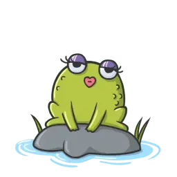 Лягушка sticker 10