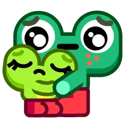 Влюблённая лягушка sticker 6