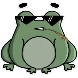 Frog's Fine Box sticker 12