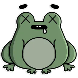 Frog's Fine Box sticker 7