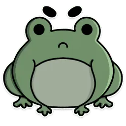 Frog's Fine Box sticker 9
