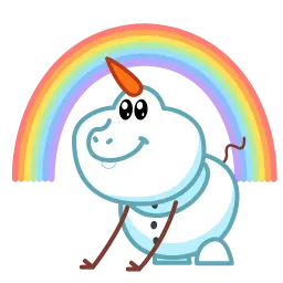Снеговик sticker 12