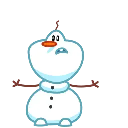 Снеговик sticker 4