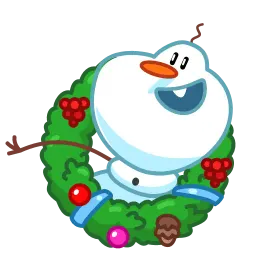 Снеговик sticker 5