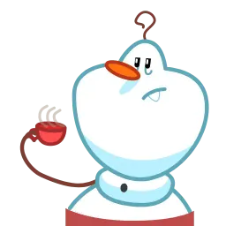 Снеговик sticker 7
