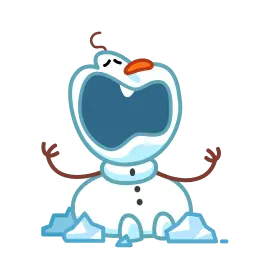 Снеговик sticker 8