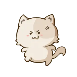Забавный котик sticker 2
