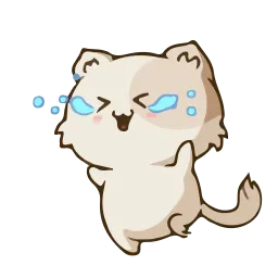 Забавный котик sticker 11