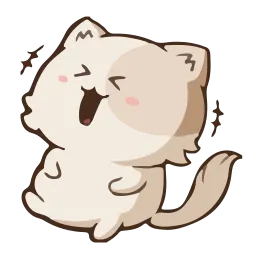 Забавный котик sticker 4