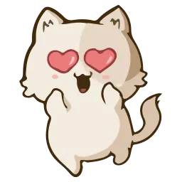 Забавный котик sticker 6