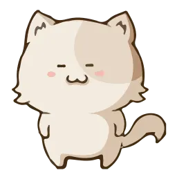 Забавный котик sticker 8