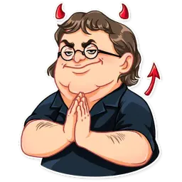 Gabe Newell sticker 12