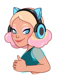 Девушка-геймер sticker 3